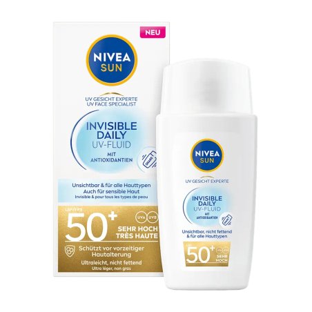 NIVEA Fluide Invisible UV Face Daily LSF 50 