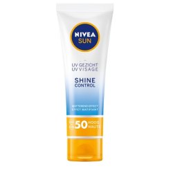 Nivea Sun Uv Face Shine Control Spf50 - High Protection Facial Sunscreen