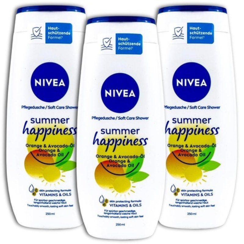 Nivea Care Shower Summer Happiness Orange & Avocado Oil Shower Gel