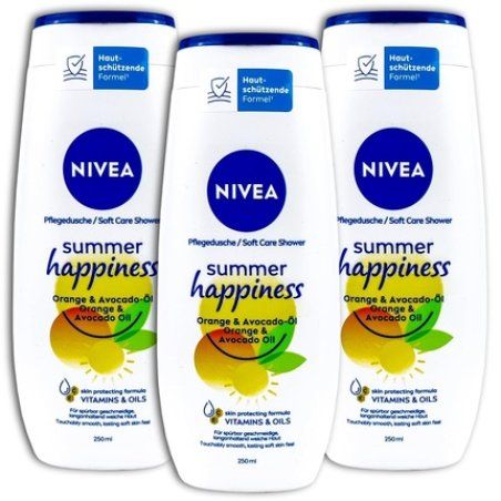 Nivea Care Shower Summer Happiness Orange & Avocado Oil Shower Gel