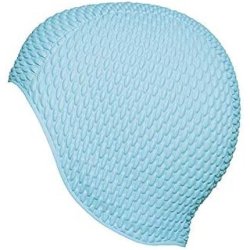 Fashy Women's Air-Filled Rubber Hood Bathing Cap One Size Turquoise