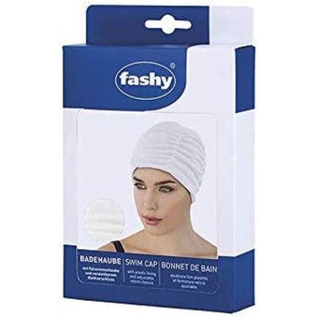 Fashy Polyester Bathing Cap Turban White