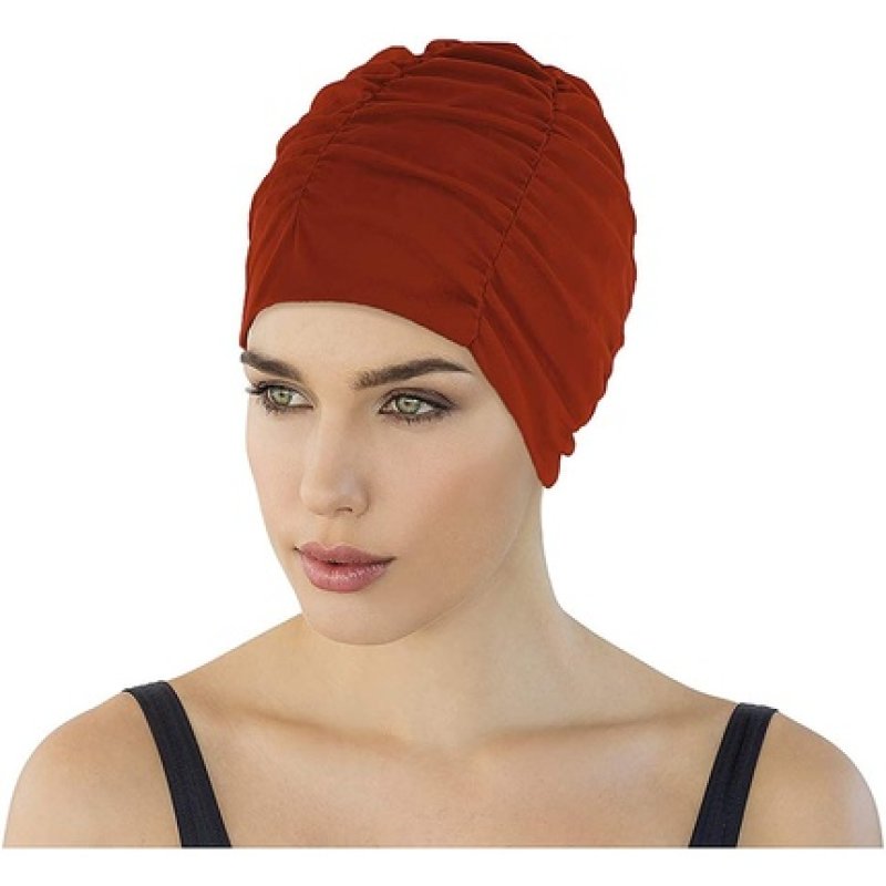 Fashy Polyester Bathing Cap Turban Red
