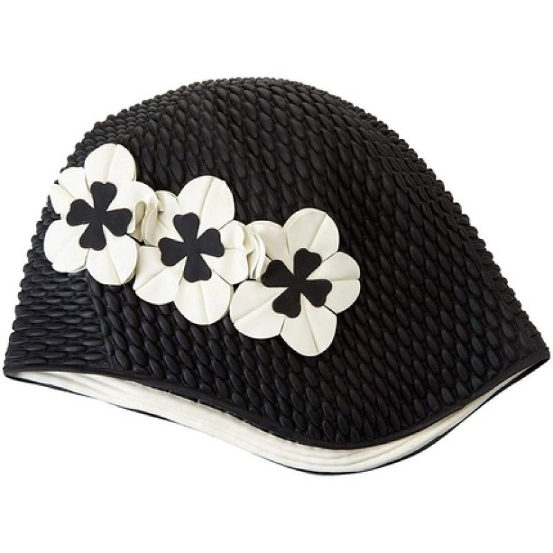 Fashy Women's Rubber Bubble Cap Black