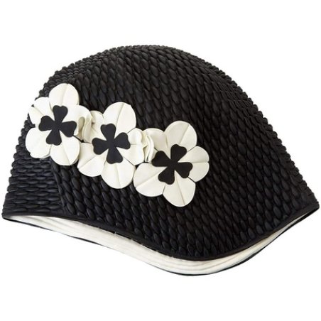 Fashy Women's Rubber Bubble Cap Black