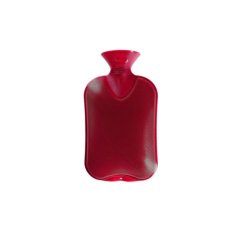 Fashy Hot Water Jug Ribbed on One Side Cranberry Color 2 Liters