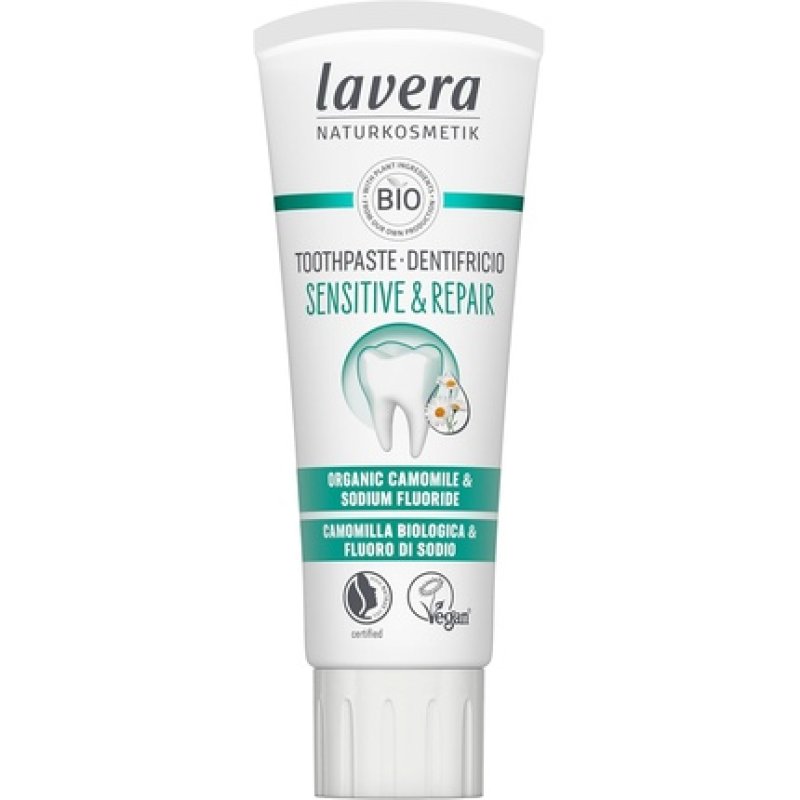 Lavera Toothpaste Sensitive & Repair for Sensitive Teeth 24 Hours Protection