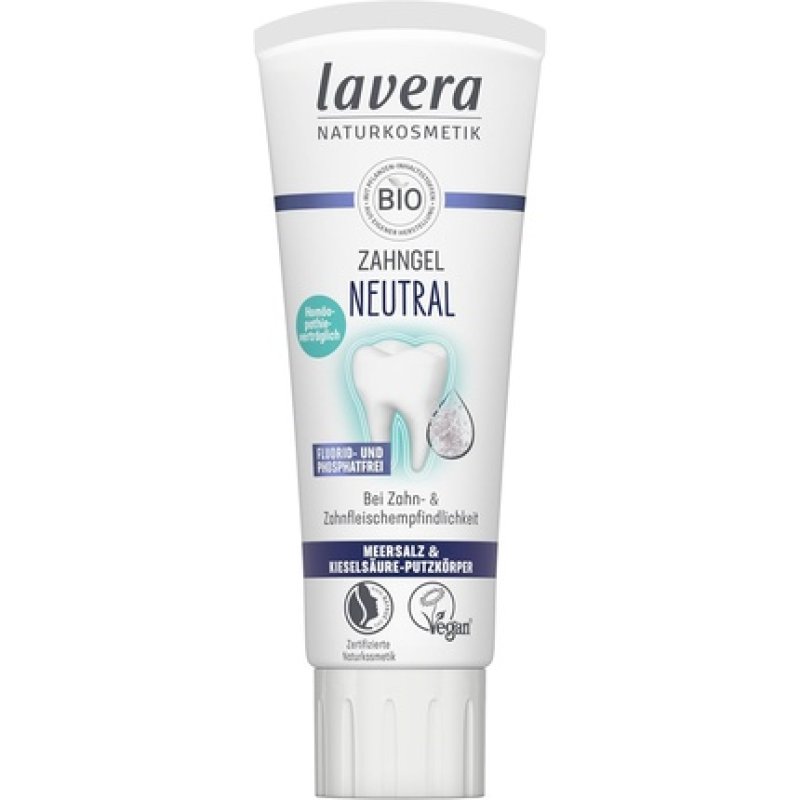 Lavera Neutral Fluoride-Free Toothpaste - No Phosphates for Allergies & Homeopathy
