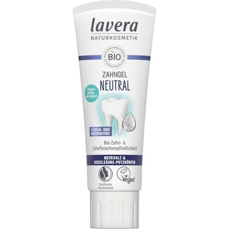 Lavera Neutral Fluoride-Free Toothpaste - No Phosphates for Allergies & Homeopathy