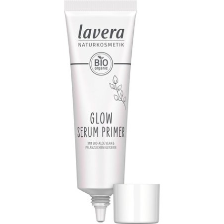 Lavera Glow Serum Primer - Gently Melts Into The Skin for Radiant, Well-Groomed Skin