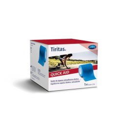 Tiritas Quickaid Foam 6cm x 2m Blue