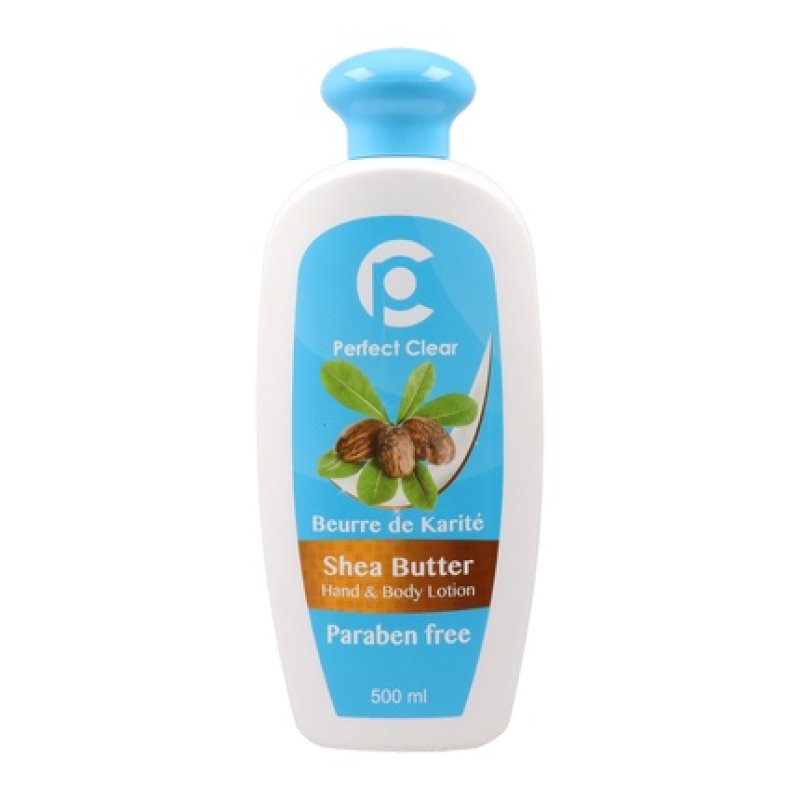 Perfect Clear Shea Butter Hand Body Lotion 500ml