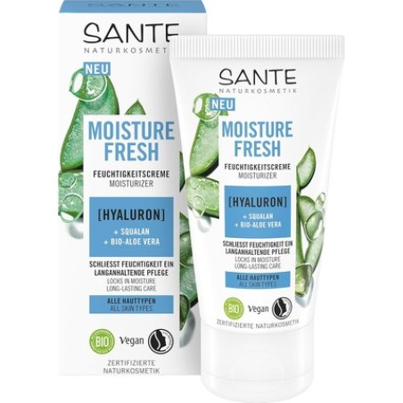 Sante Naturkosmetik Moisture Fresh Moisturizing Cream with Hyaluronic Acid and Squalane