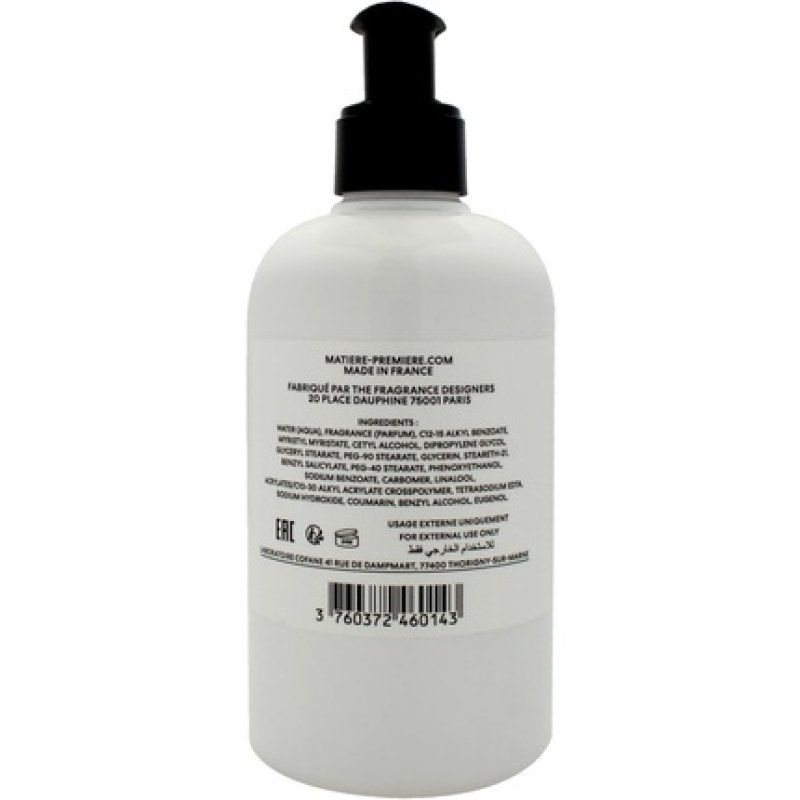 Hand and Body Lotion French Flower by Matiere Premiere for Unisex 10.14 Oz