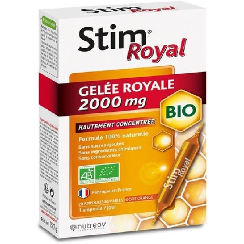 Nutreov Stim Royal Jelly 2000mg Organic