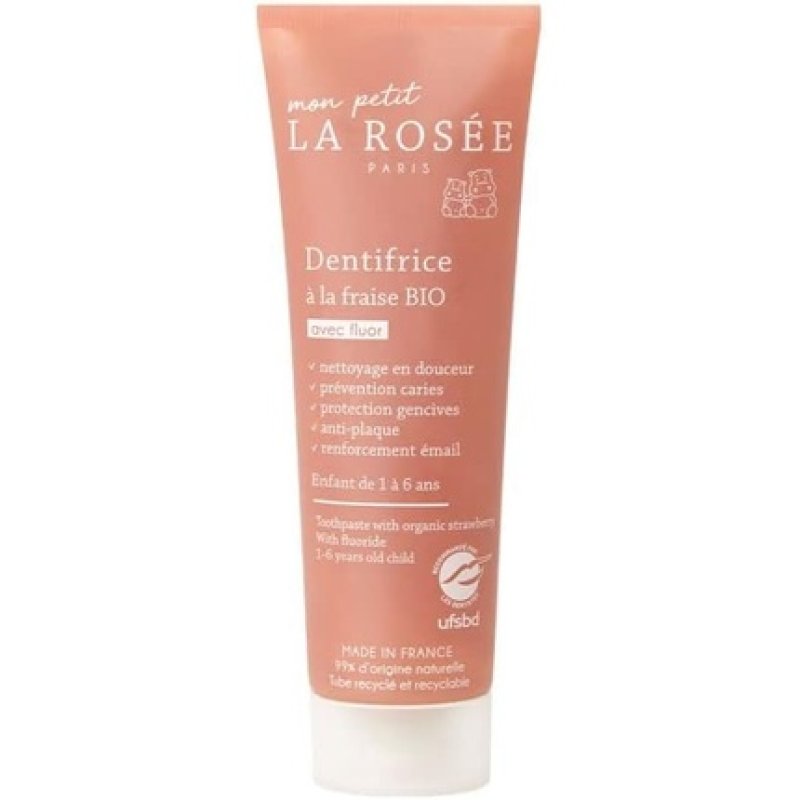 La Rosée Baby Toothpaste Strawberry Organic 50ml