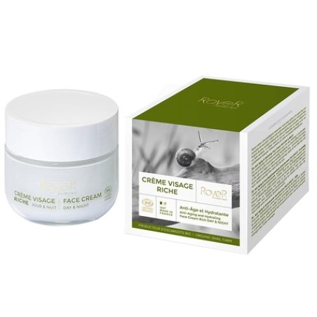 Snail Mucin Rich Face Cream for Dry/Very Dry Skin 30% Snail Mucin Moisturizer Certified Organic Fades Dark Spots