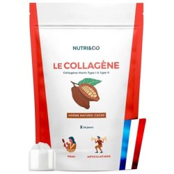 Nutri&Co Marine Collagen Type I & II Cocoa Flavor 240g Food Supplement