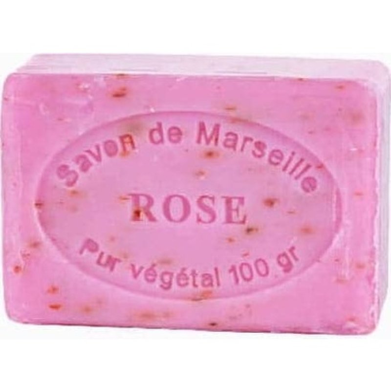 Marseille Soap Rose Petal Cubes 100g