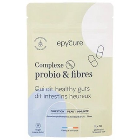 Epycure Complex Probiotic & Fiber Supplement 60 Capsules