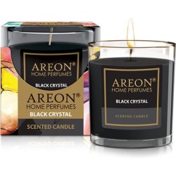Areon Premium Collection Scented Candle in Glass Black Crystal Fragrance Burn Time up to 25 Hours