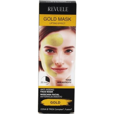 Revuele Anti-Age Active Face Mask with Vitamin Complex and Calcium 80ml - Gold