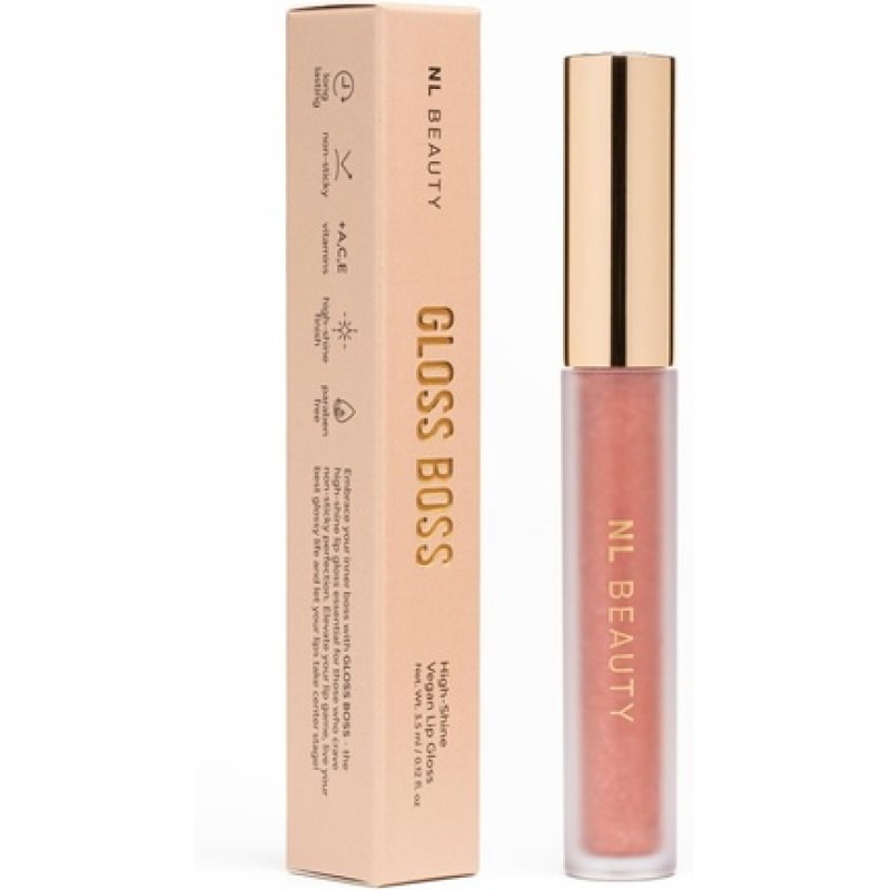 Nl Beauty Ibiza Long-Lasting Lip Gloss Enriched with Vitamins A, C, and E