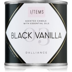 I/TEMS Black Vanilla scented candle - 100 g