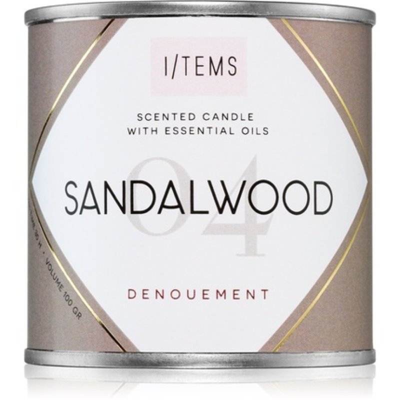 I/TEMS Sandalwood Scented Candle - 100 g