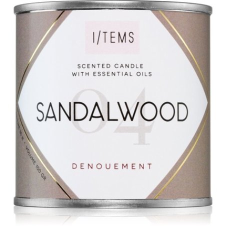 I/TEMS Sandalwood Scented Candle - 100 g