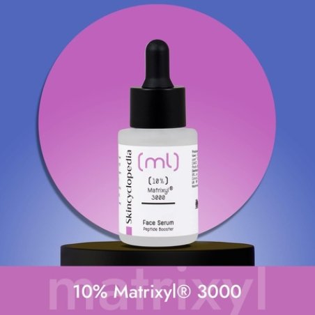 Skincyclopedia 10% Matrixyl 3000 Serum with Vitamin C, Hyaluronic Acid and Retinol - Peptide Booster for Wrinkles,