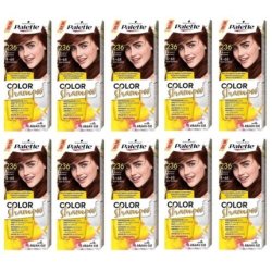 Schwarzkopf Palette Color Shampoo Hair Color 4-68 236 Chestnut - Pack of 10