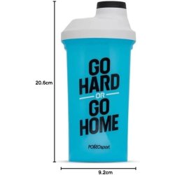 Shieldmixer Hard Or Go Home Protein Shaker 600ml