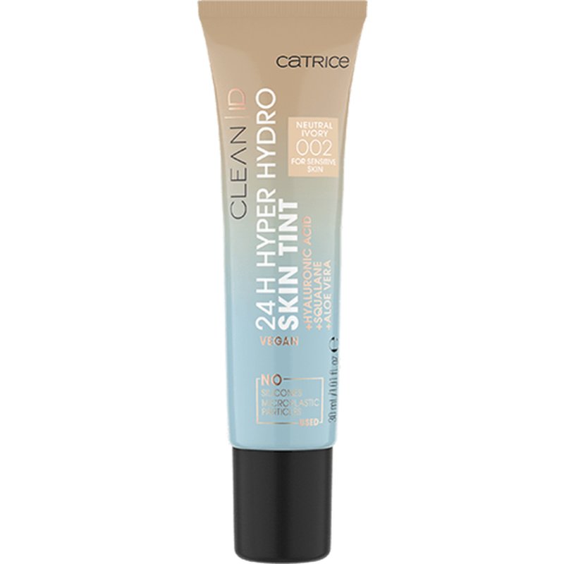 CATRICE Clean ID 24H Hyper Hydro Skin Tint 30 ml Tube Cream 002 Neutral Ivory