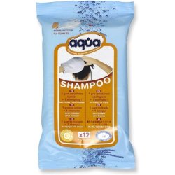 Aqua Shampoo Pre-Soaked No-Rinse Wash Mitts
