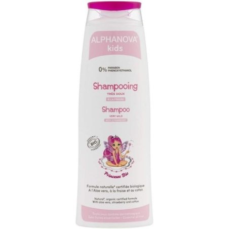 Alphanova Kids Go Take Your Shower! 3in1 Organic Strawberry & Cotton Shower Gel 250ml