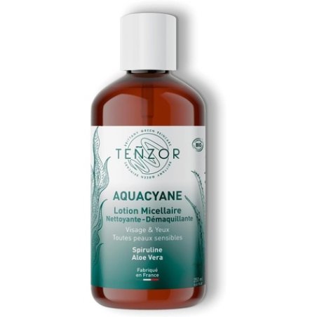 Teñzor AQUACYANE BIO Lotion Micellaire 250ml Soin visage et yeux Nettoyant-démaquillant Toutes peaux sensibles à