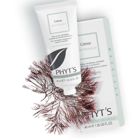 Phyts Anti-Pollution Cream Face Moisturizer with Hazelnut Oil and Aloe Vera