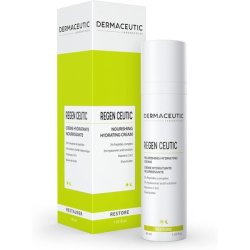 Dermaceutic Regen Ceutic Skin Recovery Cream with Hyaluronic Acid, Peptides, Vitamin C and E, and Shea Butter 40ml