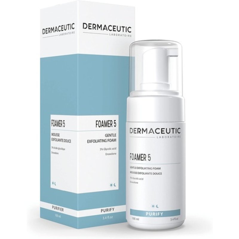 Dermaceutic Foamer 5 Gentle Foaming Cleanser Brightening Face Wash Exfoliating Cleanser 100ml