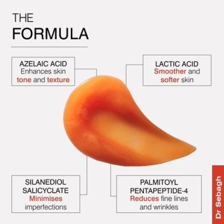 Dr Sebagh Deep Exfoliating Mask 50ml Enhanced with Azelaic Acid & Lactic Acid