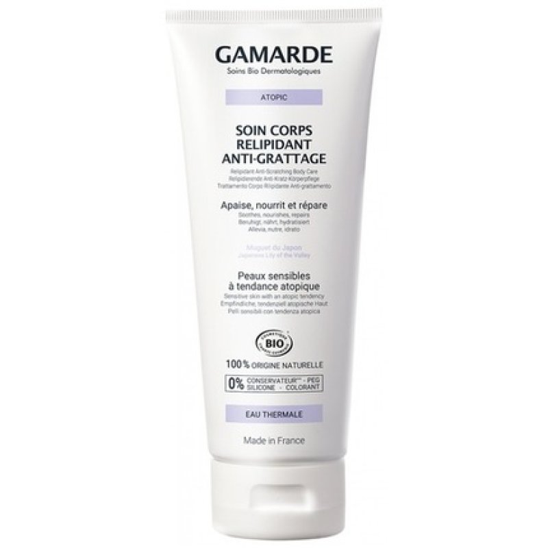 Gamarde Atopic Relipidizing Anti-Scratch Organic Body Care 200ml
