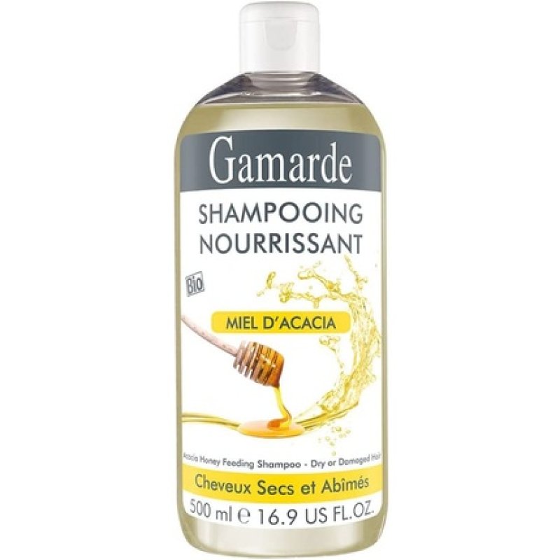 Gamarde Organic Nourishing Acacia Honey Feeling Shampoo for Dry and Damaged Hair 500ml