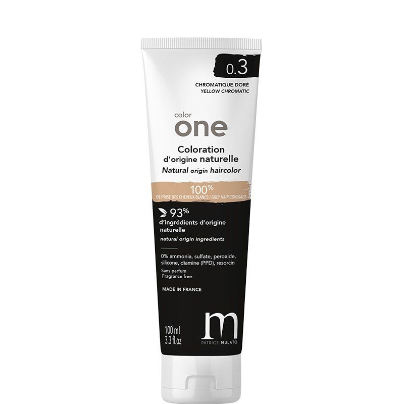 Patrice Mulato Color One Coloration Naturelle 0.3 Chromatique Doré 100ml