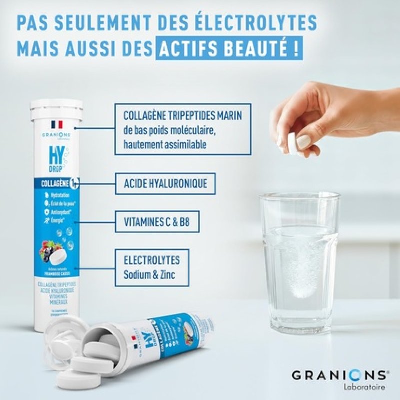 Hydrop Electrolyte Collagen Granions - Collagen, Vitamins, Minerals, Acid