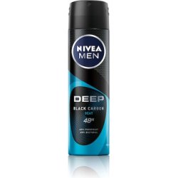 Nivea Men Deep Black Carbon Anti-Perspirant Spray 48h - 50ml