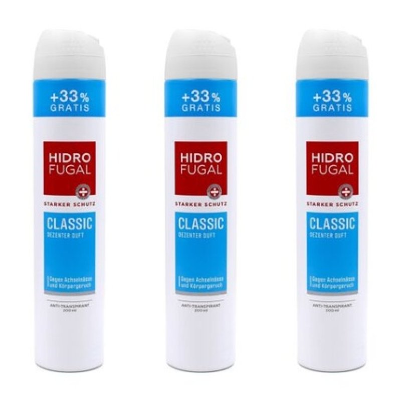 Hydrofugal Classic Anti-Transpirant Deo Spray XL 200ml