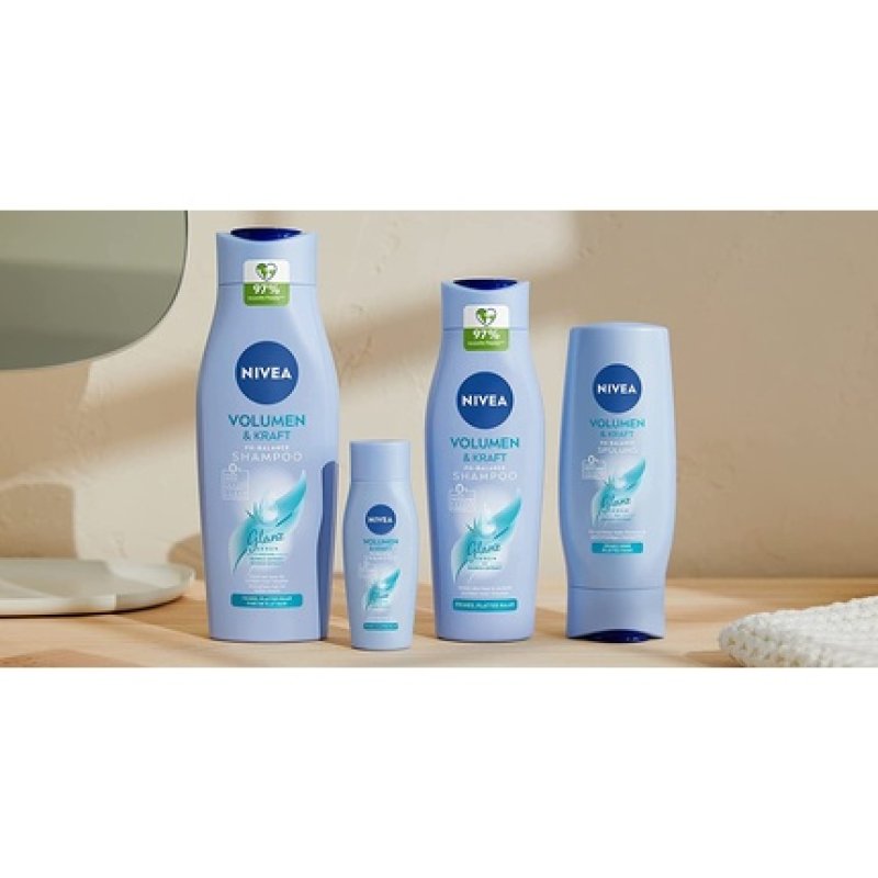 NIVEA Volumen & Kraft pH-Balance Shampoo with Bamboo Extract 400ml