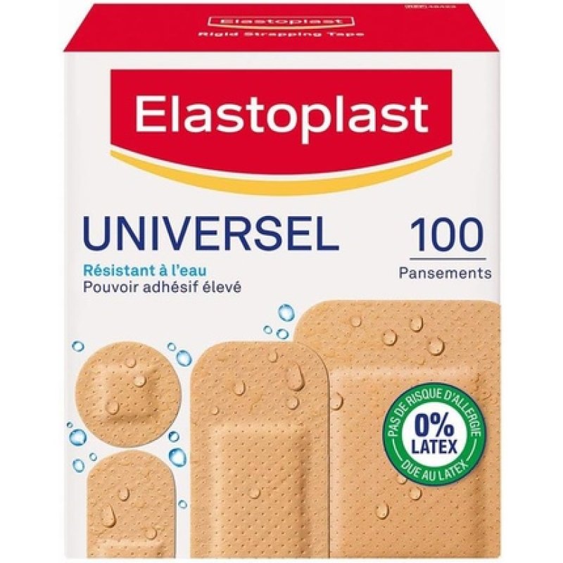 Elastoplast Universal Plasters 100 Plasters in 4 Sizes