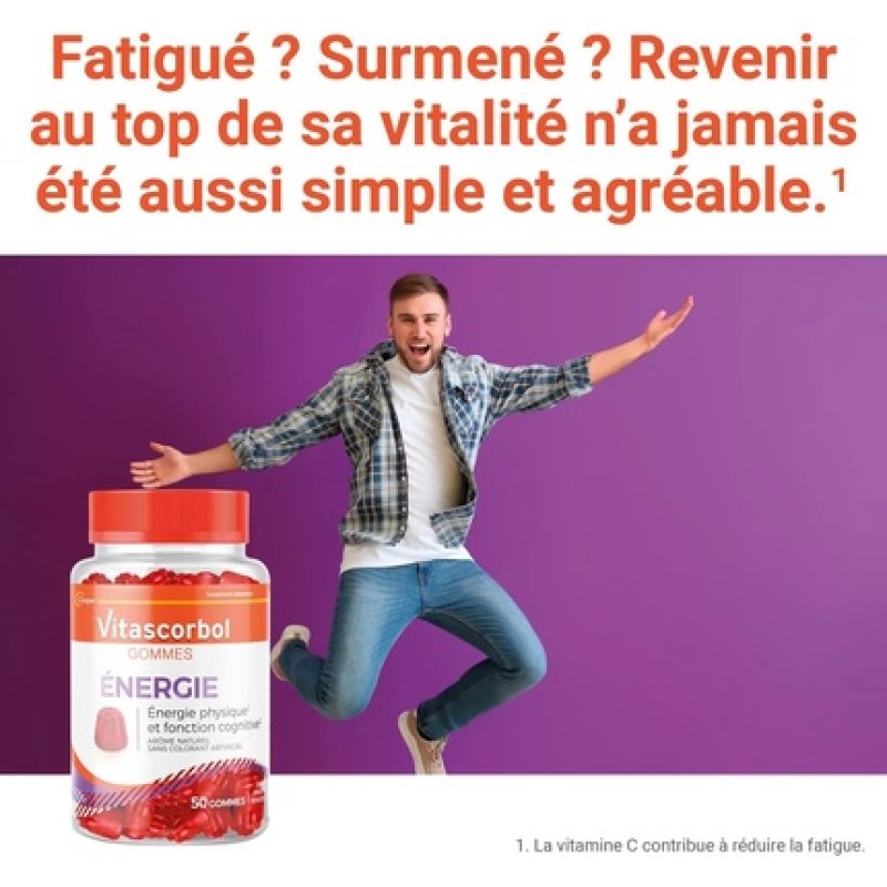 Vitascorbol Energy 50 Rubbers